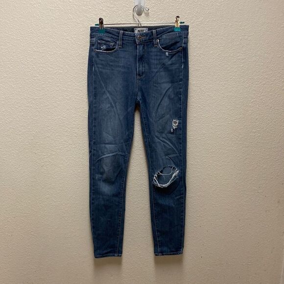 PAIGE Hoxton Ankle Skinny Jeans Size 28 - Picture 1 of 6